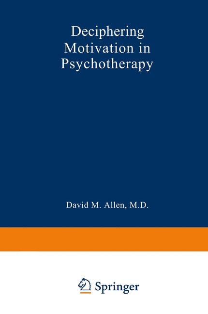 Front cover_Deciphering Motivation in Psychotherapy