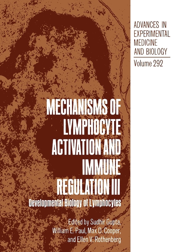 Front cover_Mechanisms of Lymphocyte Activation and Immune Regulation III