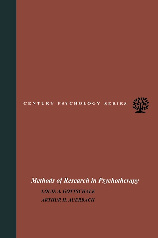 Couverture_Methods of Research in Psychotherapy