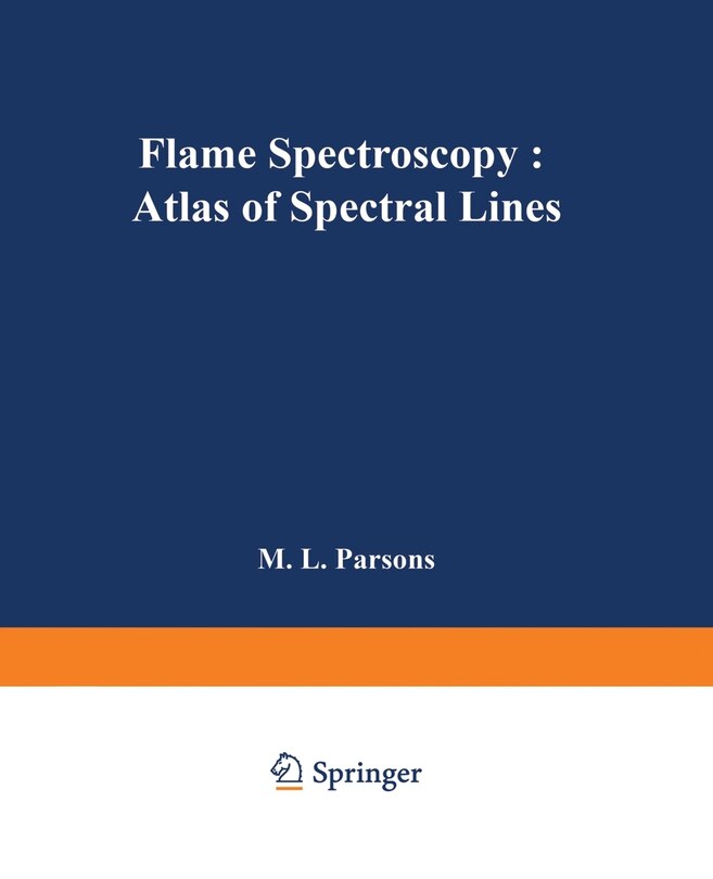 Front cover_Flame Spectroscopy: Atlas of Spectral Lines