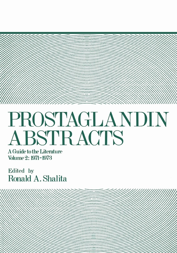 Couverture_Prostaglandin Abstracts