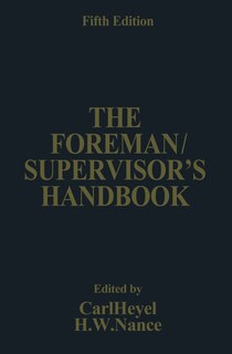 Front cover_The Foreman/Supervisor's Handbook