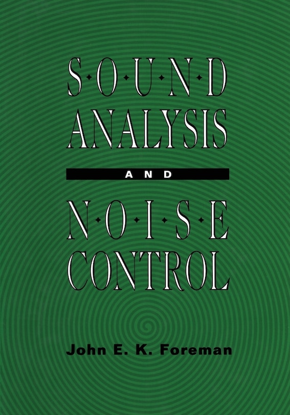 Front cover_Sound Analysis and Noise Control