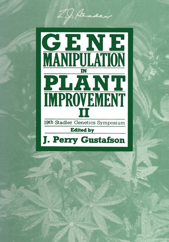 Front cover_Gene Manipulation in Plant Improvement II