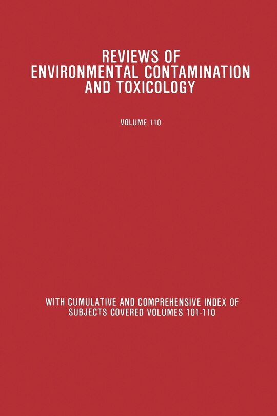 Couverture_Reviews of Environmental Contamination and Toxicology