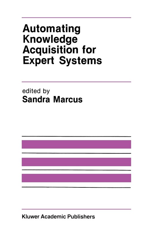 Front cover_Automating Knowledge Acquisition For Expert Systems