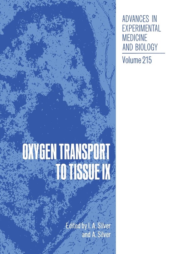 Couverture_Oxygen Transport to Tissue IX