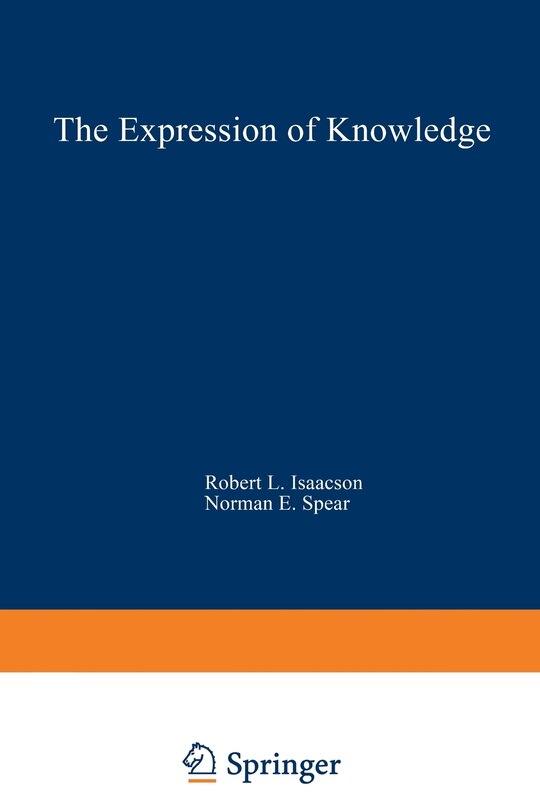 Front cover_The Expression of Knowledge