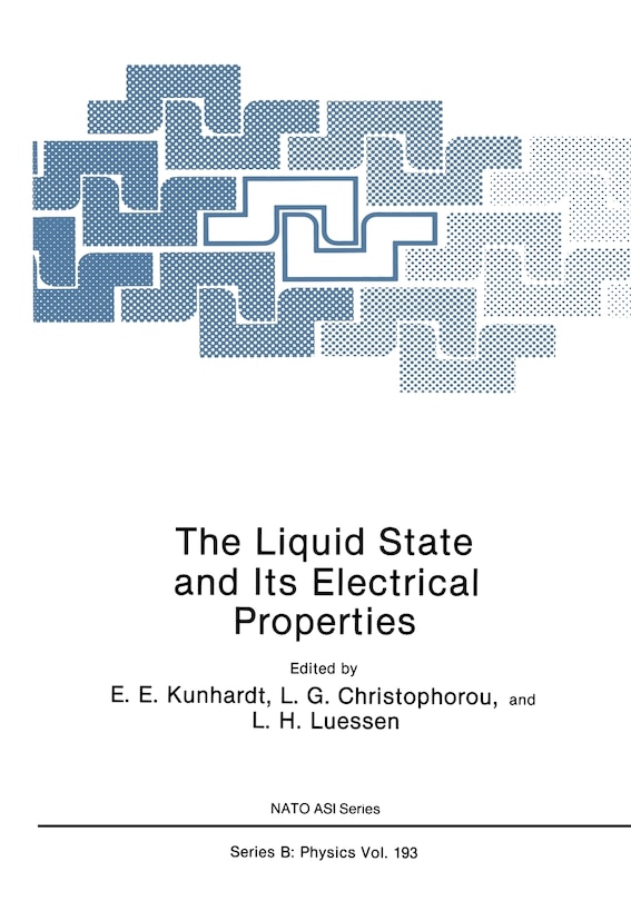 Front cover_The Liquid State and Its Electrical Properties