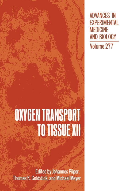 Front cover_Oxygen Transport to Tissue XII