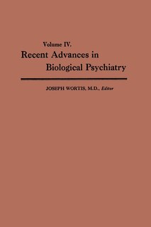 Front cover_Recent Advances in Biological Psychiatry