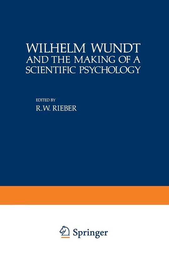 Couverture_Wilhelm Wundt and the Making of a Scientific Psychology