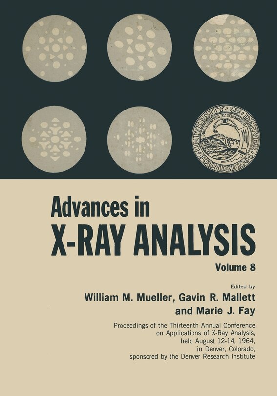 Front cover_Advances in X-Ray Analysis