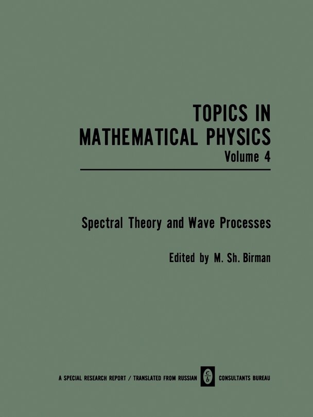 Couverture_Spectral Theory and Wave Processes