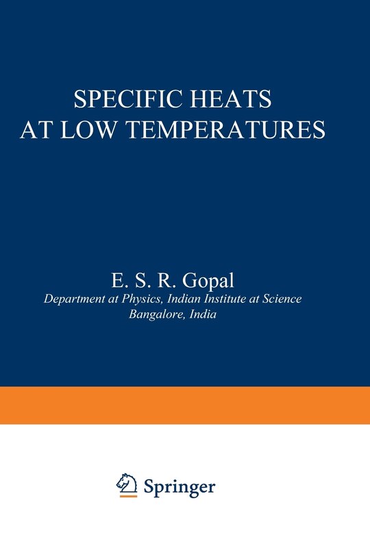 Front cover_Specific Heats at Low Temperatures