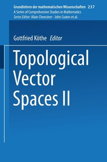 Front cover_Topological Vector Spaces II