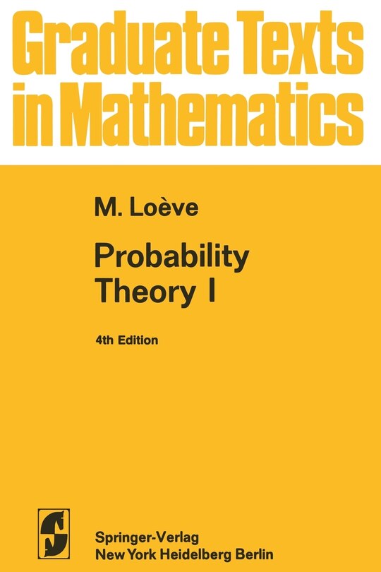 Couverture_Probability Theory I