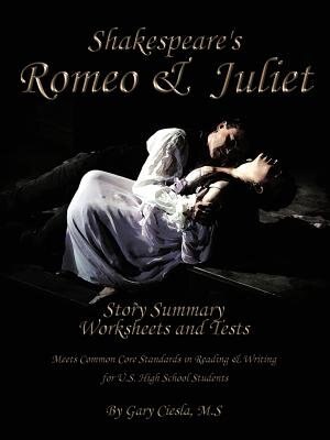 Romeo & Juliet Fill-in-the-blank Story Summary Worksheets And Tests