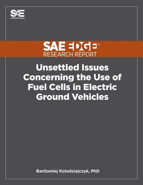Couverture_Unsettled Issues Concerning the Use of Fuel Cells in Electric Ground Vehicles