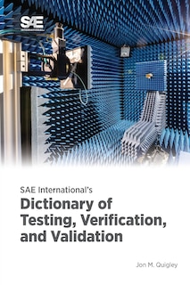 Front cover_SAE International's Dictionary of Testing, Verification, and Validation