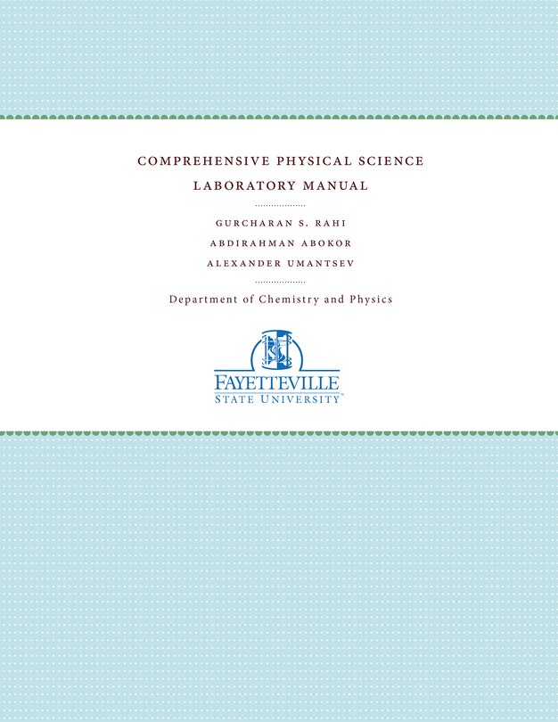 Couverture_Comprehensive Physical Science Laboratory Manual