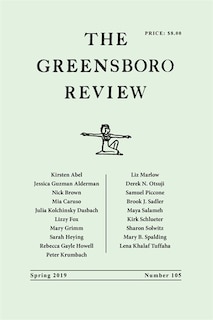 Front cover_The Greensboro Review