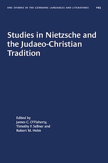 Couverture_Studies In Nietzsche And The Judaeo-christian Tradition