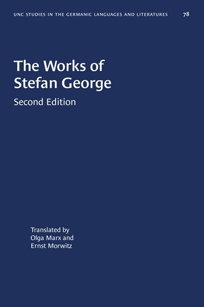 Couverture_The Works of Stefan George
