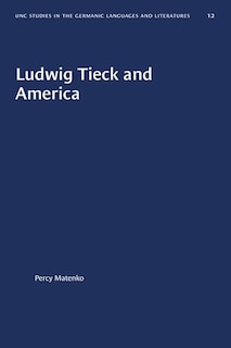 Front cover_Ludwig Tieck And America