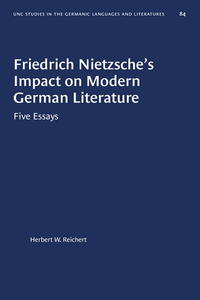 Couverture_Friedrich Nietzsche's Impact On Modern German Literature