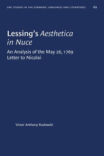 Front cover_Lessing's Aesthetica In Nuce