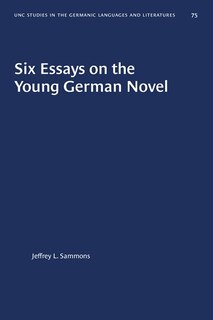Couverture_Six Essays On The Young German Novel