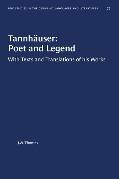 Couverture_Tannh�user: Poet and Legend