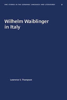 Front cover_Wilhelm Waiblinger In Italy