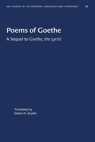 Couverture_Poems of Goethe