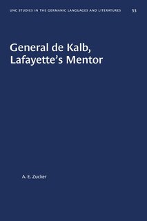 Front cover_General De Kalb, Lafayette's Mentor