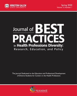 Couverture_Journal Of Best Practices In Health Professions Diversity, Spring 2020