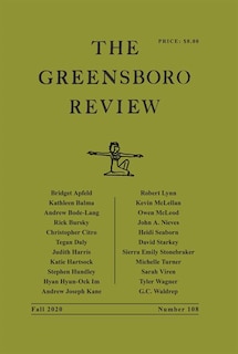 Front cover_The Greensboro Review
