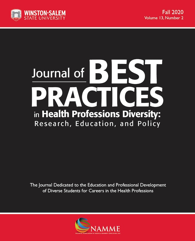 Couverture_Journal Of Best Practices In Health Professions Diversity, Fall 2020