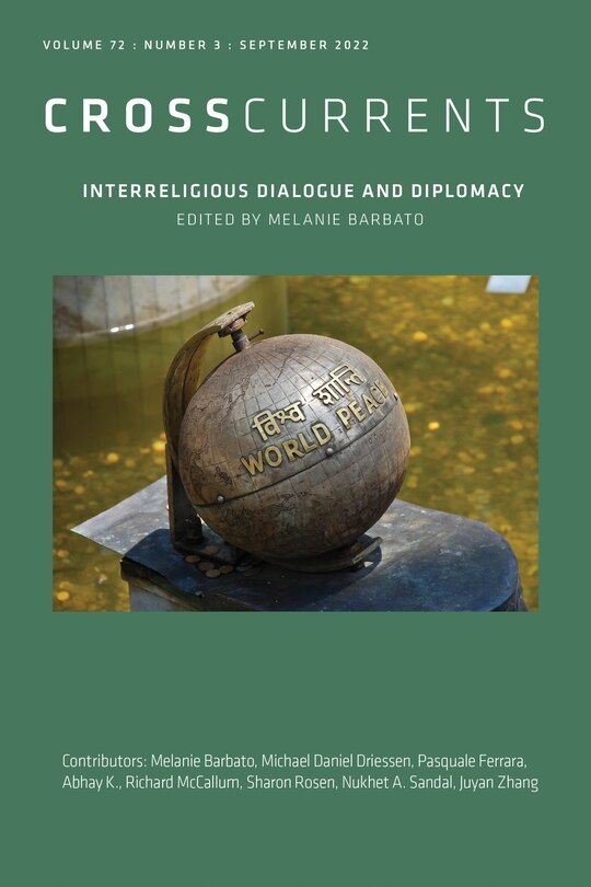 Front cover_CrossCurrents: Interreligious Dialogue and Diplomacy