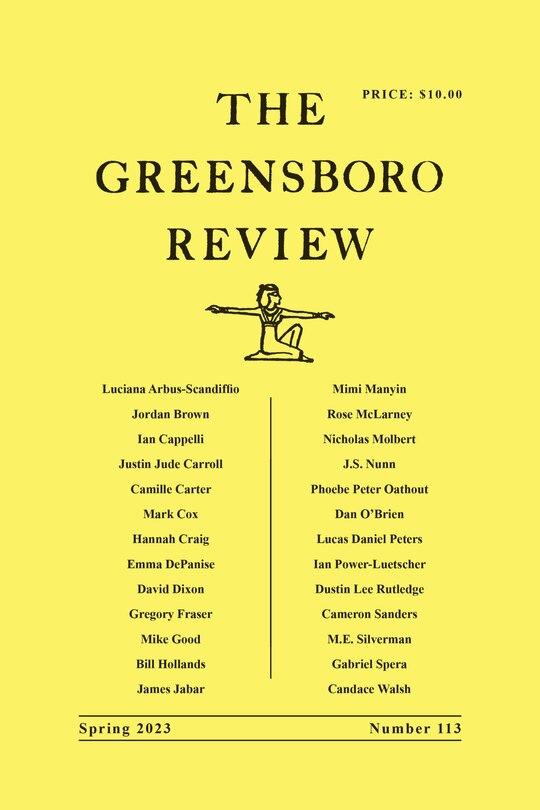 Front cover_The Greensboro Review