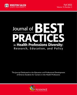 Front cover_Journal of Best Practices in Health Professions Diversity, Fall 2022