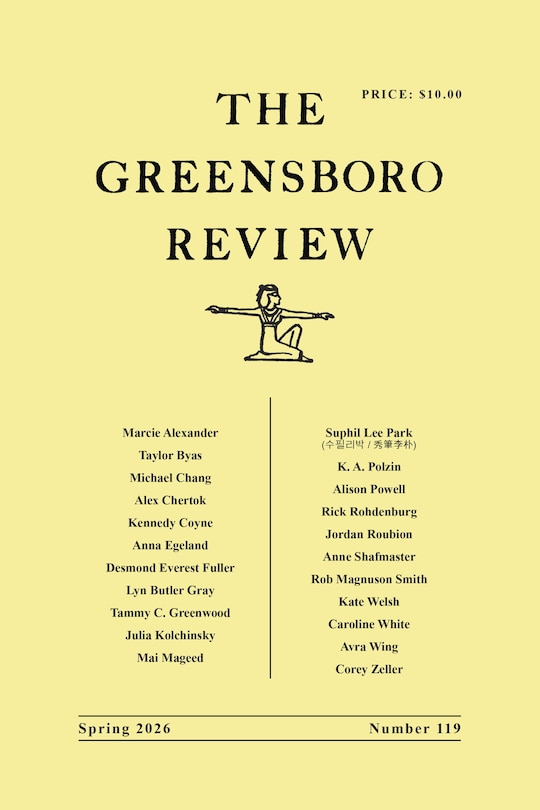 Front cover_The Greensboro Review