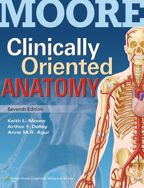 Couverture_Moore Clinically Oriented Anatomy 7e Text And Moore's Clinical Anatomy Review, Powered By Prepu Package