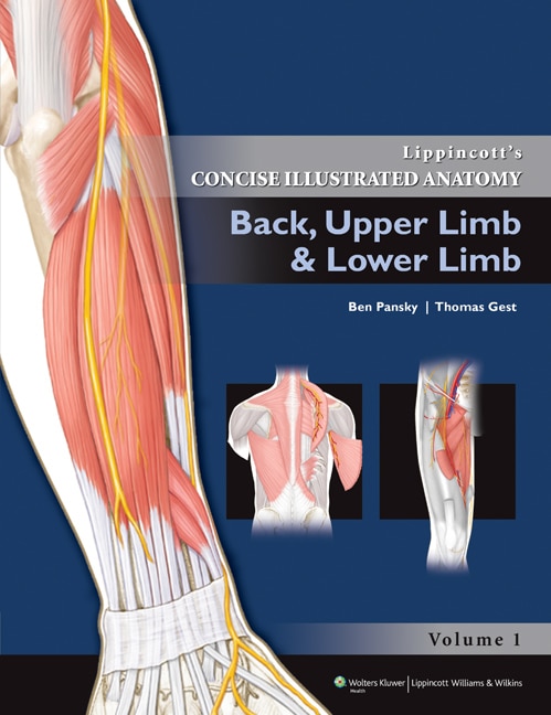 Front cover_Lippincott Concise Illustrated Anatomy 3-vol Set