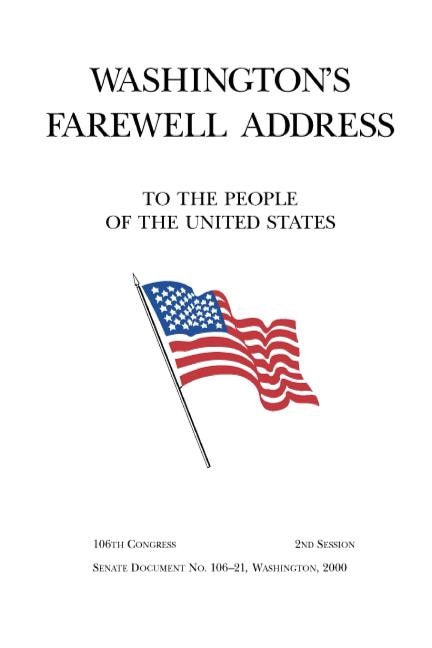 Couverture_Washington's Farewell Address to the People of the United States