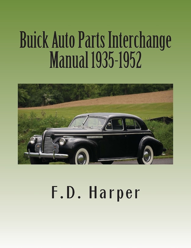 Couverture_Buick Auto Parts Interchange Manual 1935-1952