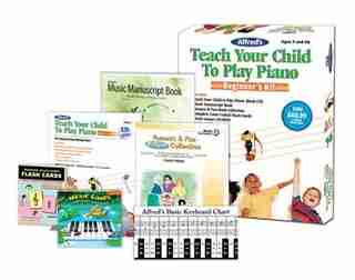 Alfred's Teach Your Child To Play Piano, Beginner's Kit: Ages 5 And Up, Boxed Set (starter Pack) by Christine H. Barden