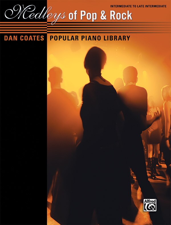 Front cover_Dan Coates Popular Piano Library - Medleys Of Pop And Rock