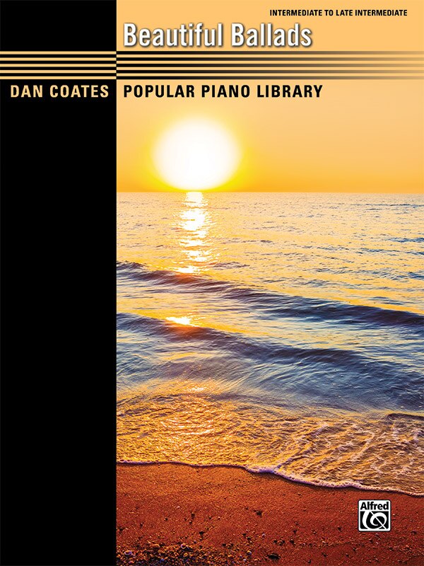 Front cover_Dan Coates Popular Piano Library - Beautiful Ballads